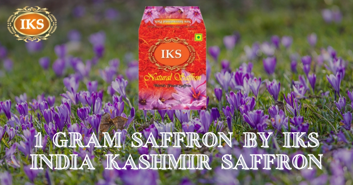 1 Gram Saffron by IKS India Kashmir Saffron