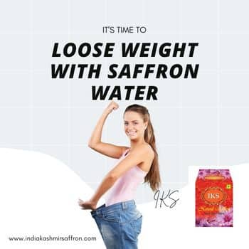 Loose weight with saffron water from IKS