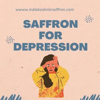 Saffron for treating depression
