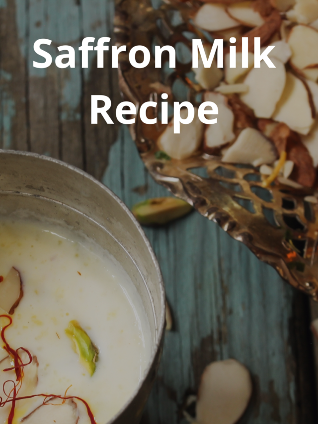 Saffron Milk Recipe