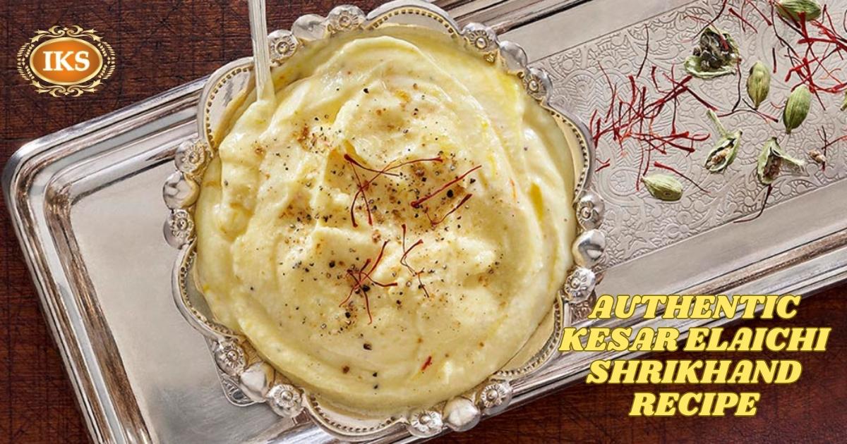 Authentic Kesar Elaichi Shrikhand Recipe