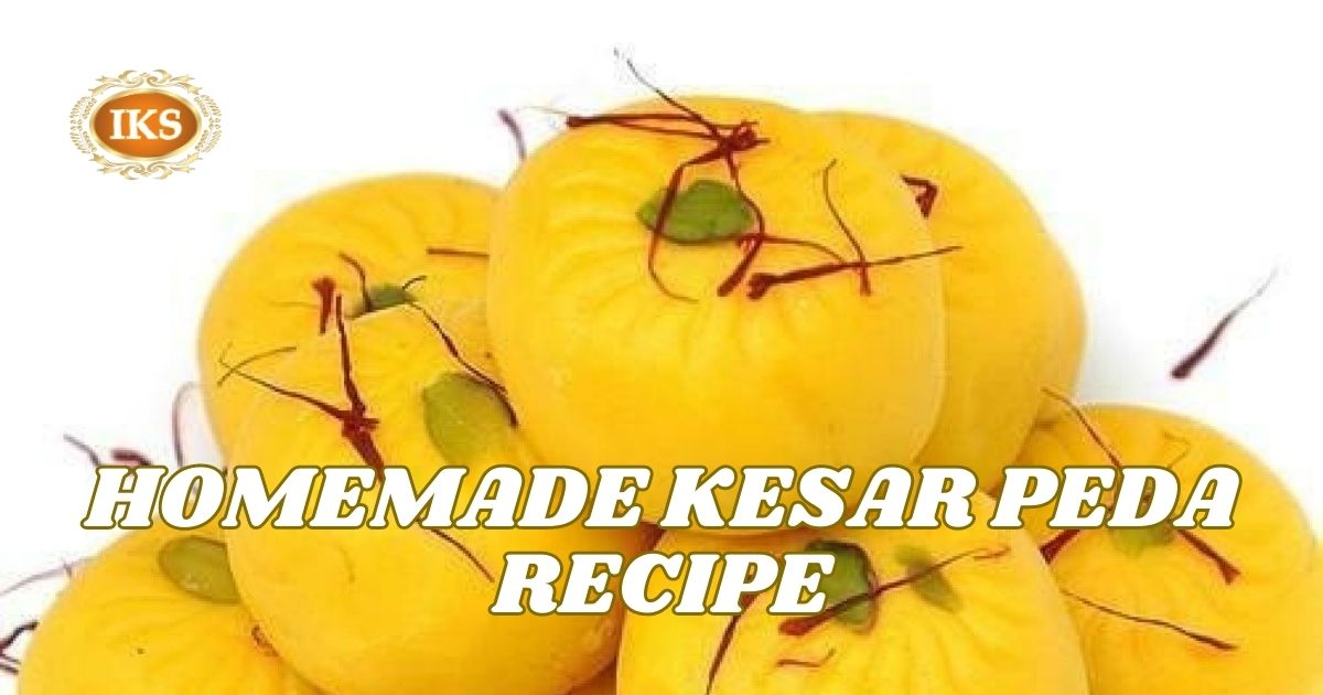 Homemade Kesar Peda Recipe