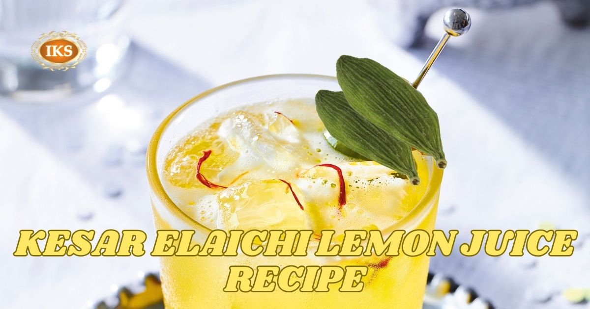 Kesar Elaichi Lemon Juice Recipe