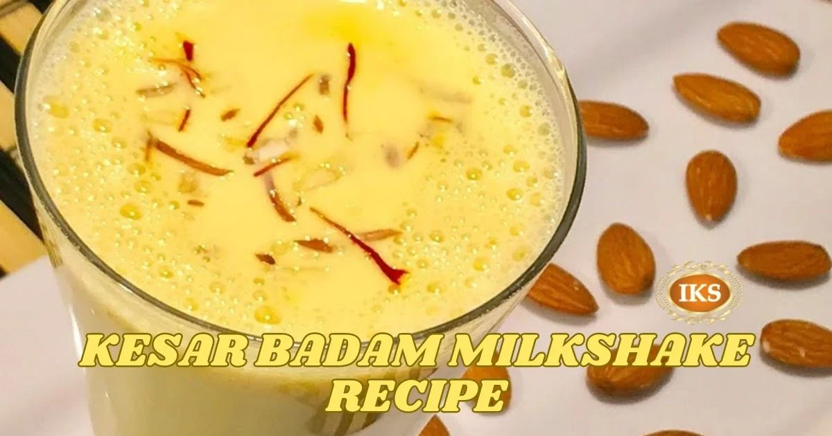 Kesar Badam Milkshake Recipe Kesar Badam Milkshake Recipe