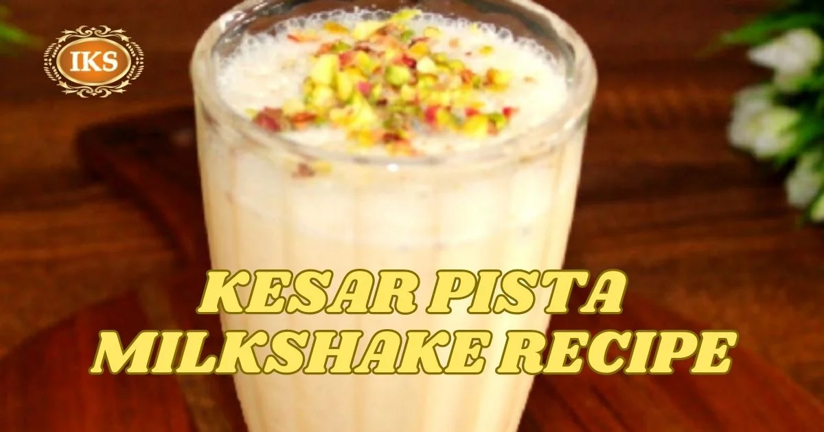 Kesar Pista Milkshake Recipe Kesar Pista Milkshake Recipe